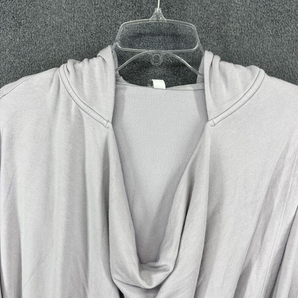 Athleta Pullover Womens Large Drape Cowl Neck Hoodie Modal Blend Casual Lightwei - Picture 3 of 16